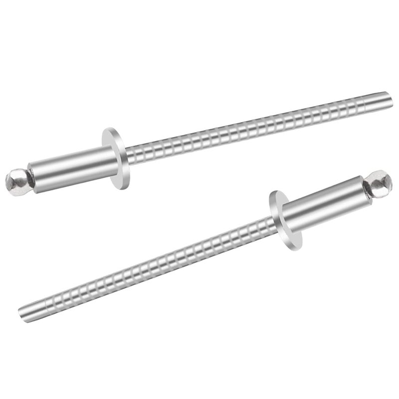 Sunxeke 100pcs 1/8 x 3/8 inch 304 Stainless Steel Pop Rivets, 3.2 x 10mm Blind Rivets for DIY/Automotive Repairs/Furniture - Image 1